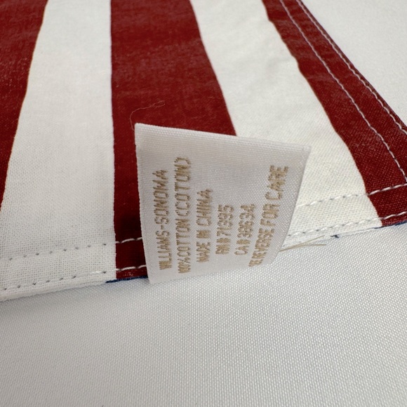 Set of 4 William Sonoma Stars and Stripes Placemats - Picture 4 of 4